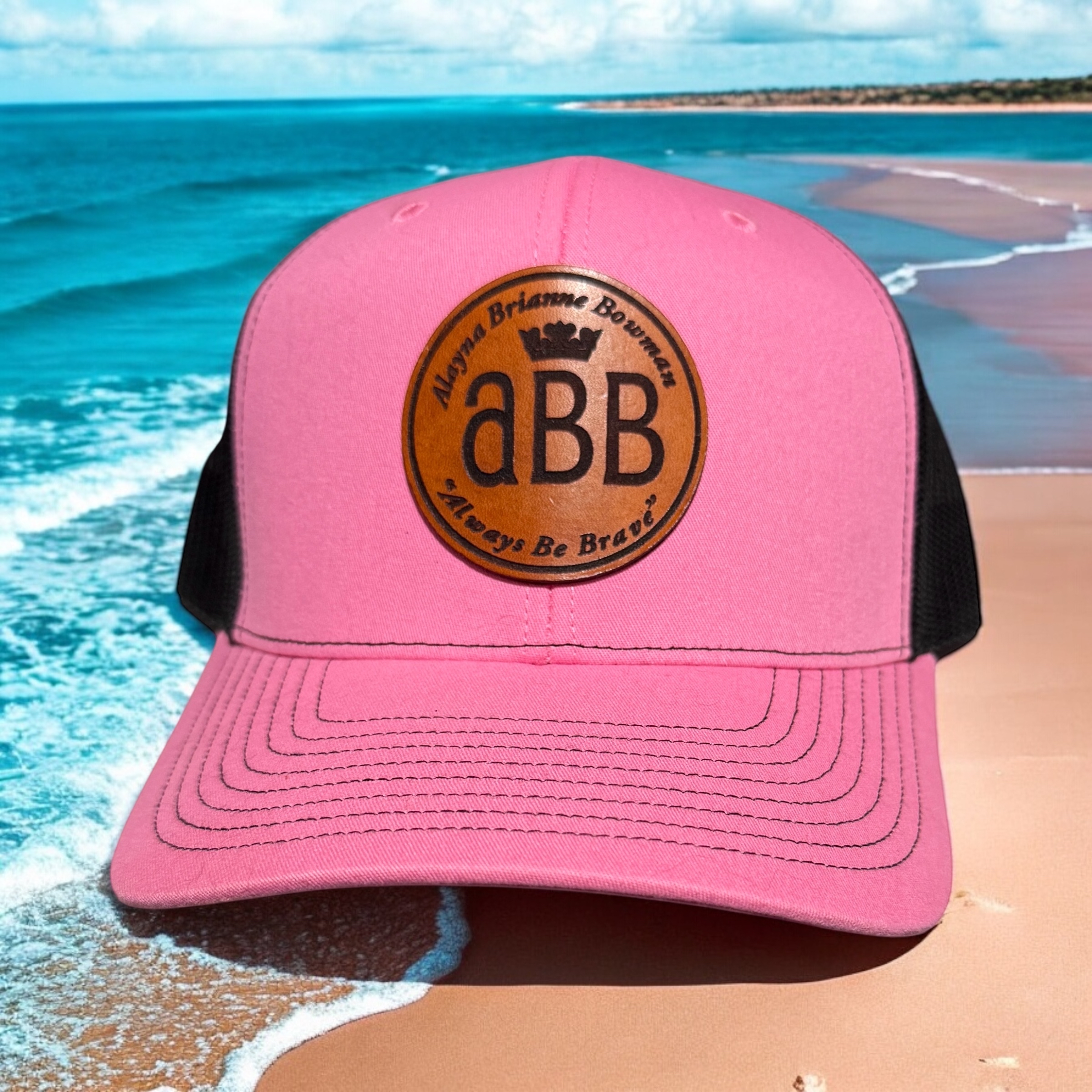 ABB Trucker Hat with Leather Patch