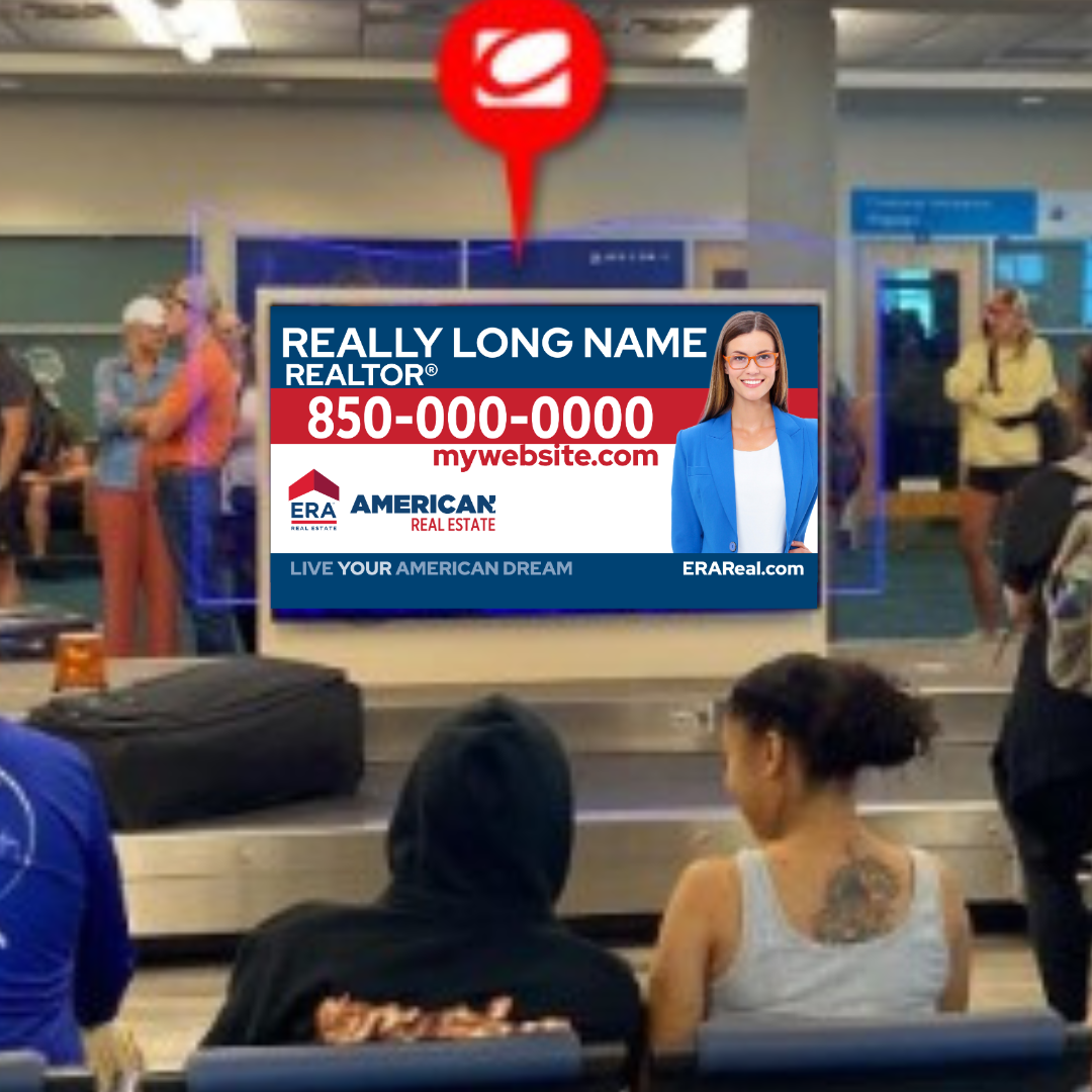 Quarterly Airport Baggage Claim Ad - 2025 Availability