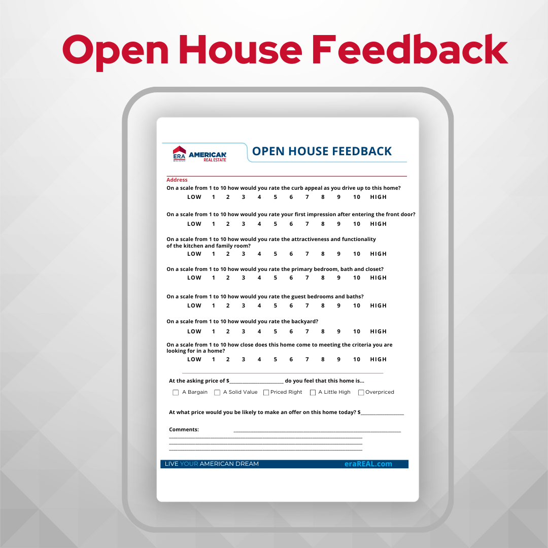 Open House Feedback Form