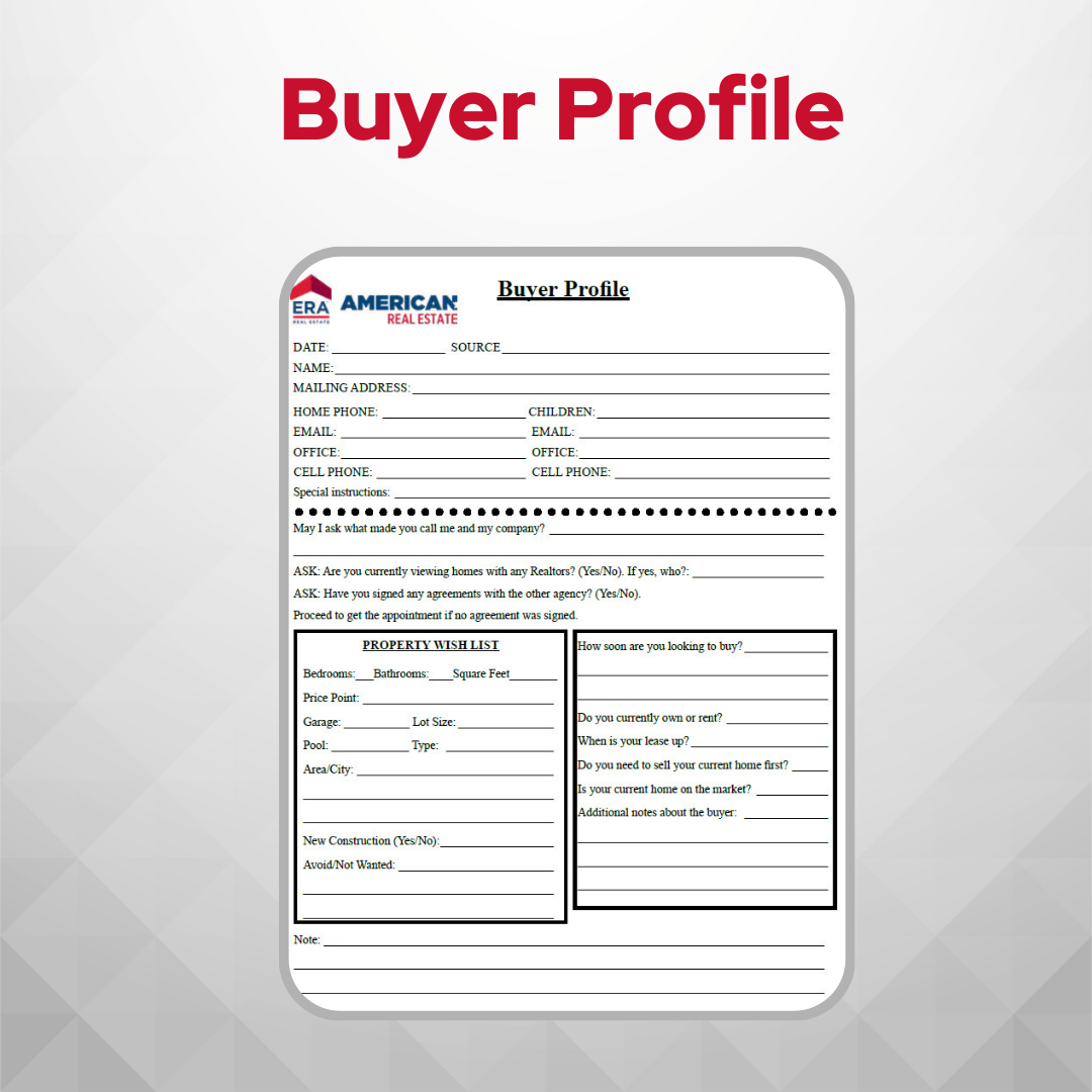 Buyer - Buyer Profile