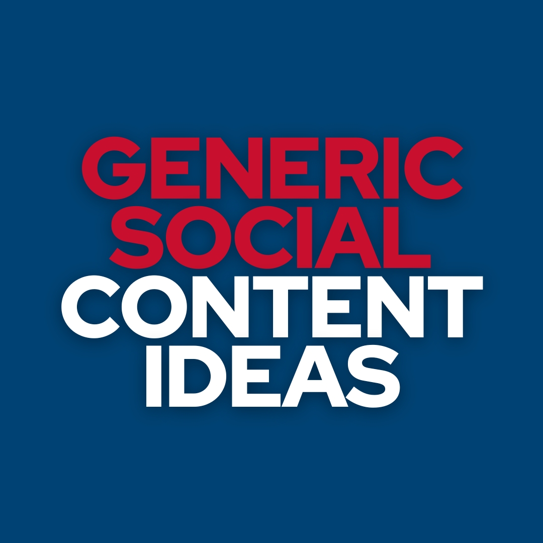 Generic Social Media Content Suggestions