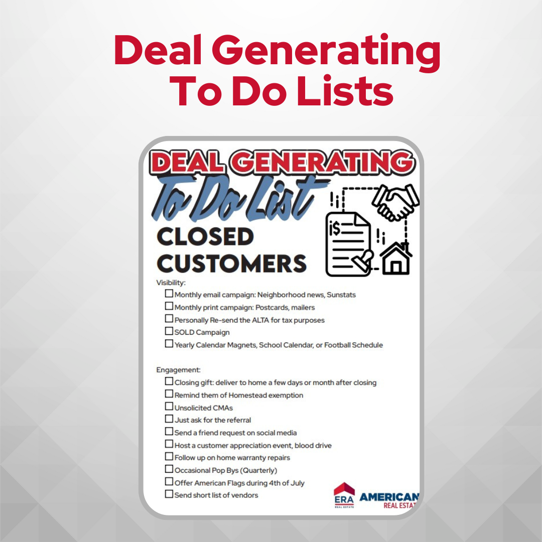 Deal Generating To-Do Lists