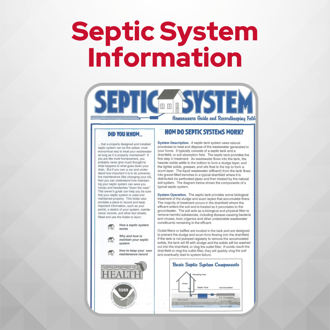 Septic System Information