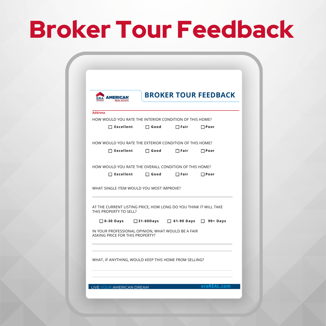 Broker Tour Feedback Form
