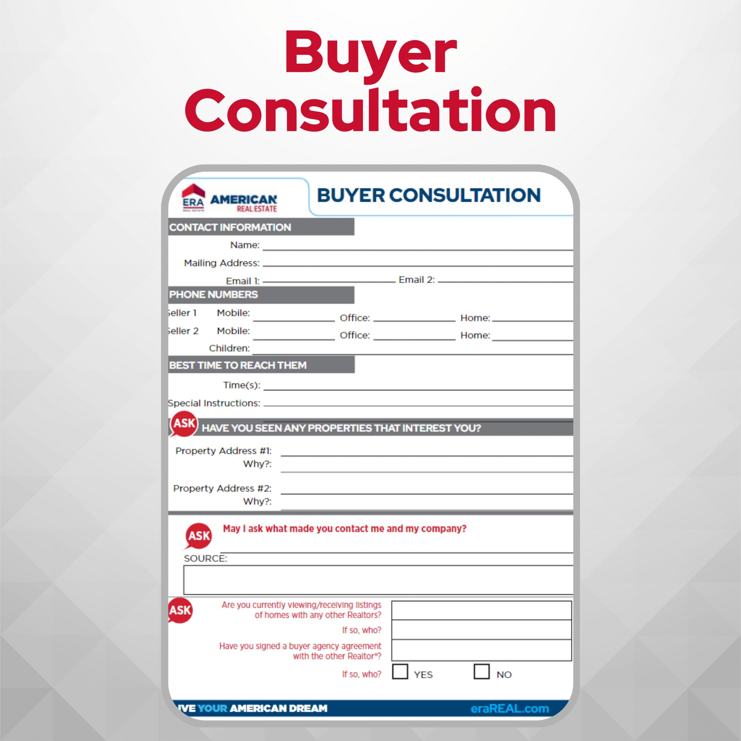Buyer Consultation