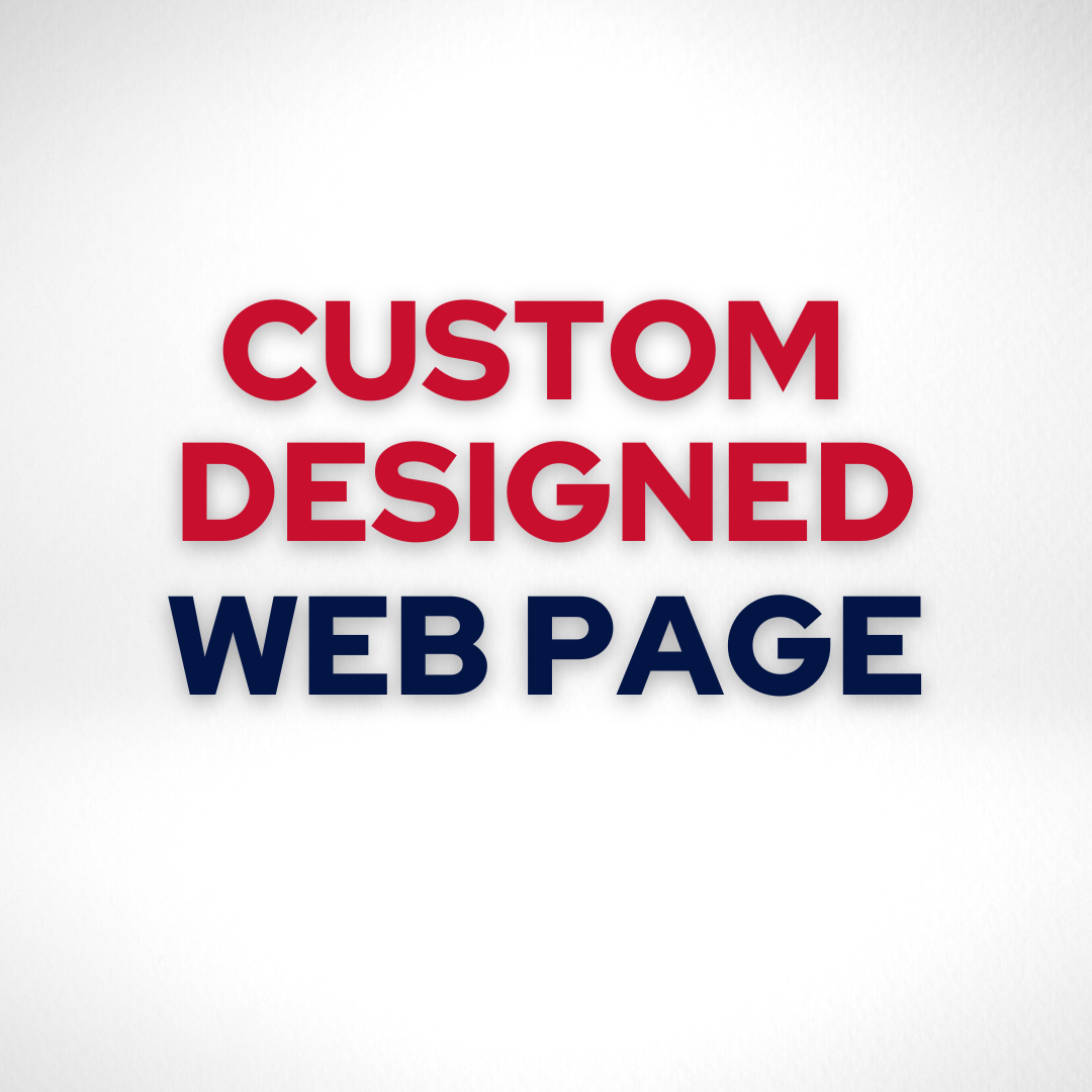 Custom Website Page or Landing Page