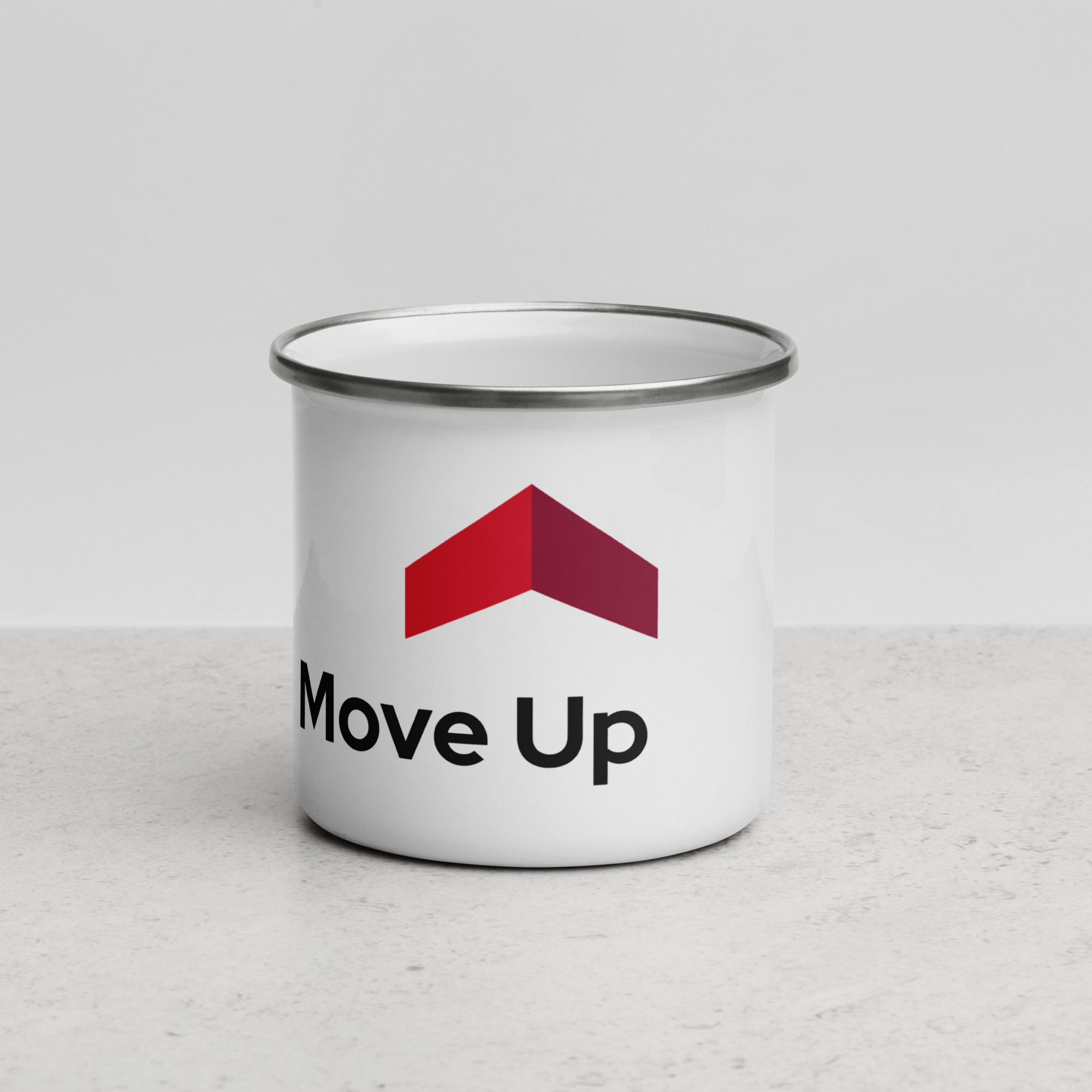 Move Up Enamel Mug